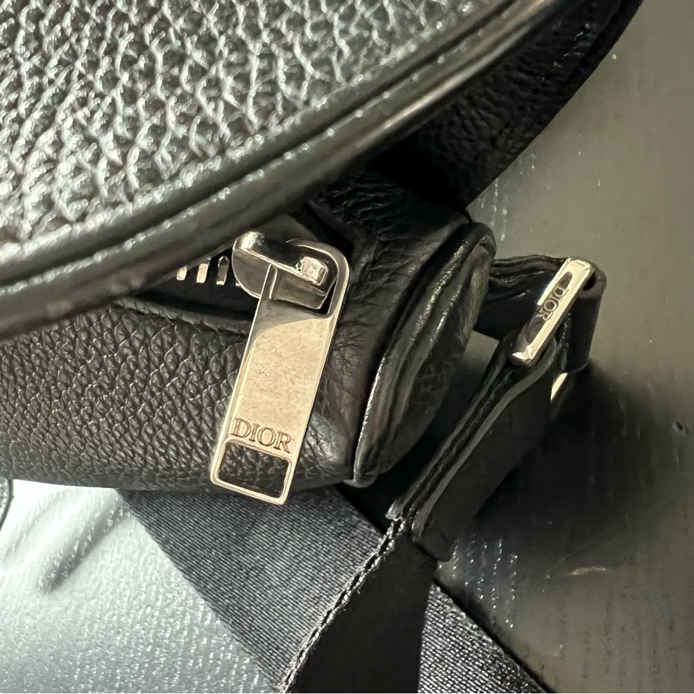 Dior Mens Black Saddle Bag - Picture 7 of 17